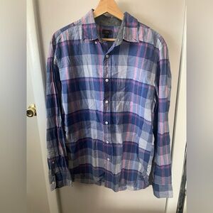 J. Crew Men's Plaid Shirt Size M